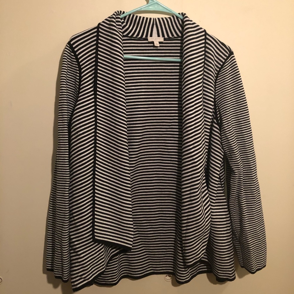 Talbots Waterfall Front Cardigan